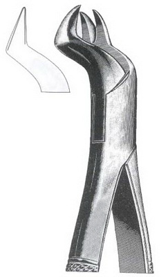 Tooth Extracting Forceps American Pattern DC-050-110