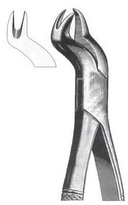 Tooth Extracting Forceps American Pattern DC-050-111